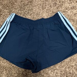 Women's Navy Blue Athletic Shorts